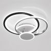 Стельова LED-люстра до 20м² з пультом 120 Вт (Білий/Чорний/Хром) P5-YH469