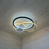 Стельова LED-люстра до 20м² з пультом 120 Вт ( Білий/Чорний/Хром) P5-YH467
