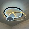Стельова LED-люстра до 20м² з пультом 120 Вт ( Білий/Чорний/Хром) P5-YH467