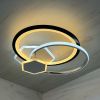 Стельова LED-люстра до 20м² з пультом 120 Вт ( Білий/Чорний/Хром) P5-YH467