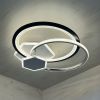 Стельова LED-люстра до 20м² з пультом 120 Вт ( Білий/Чорний/Хром) P5-YH467