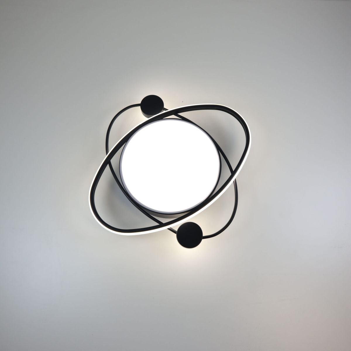 Світлодіодна стельова Led люстра до 18м² "Simple Forms" (A12-500 BK)