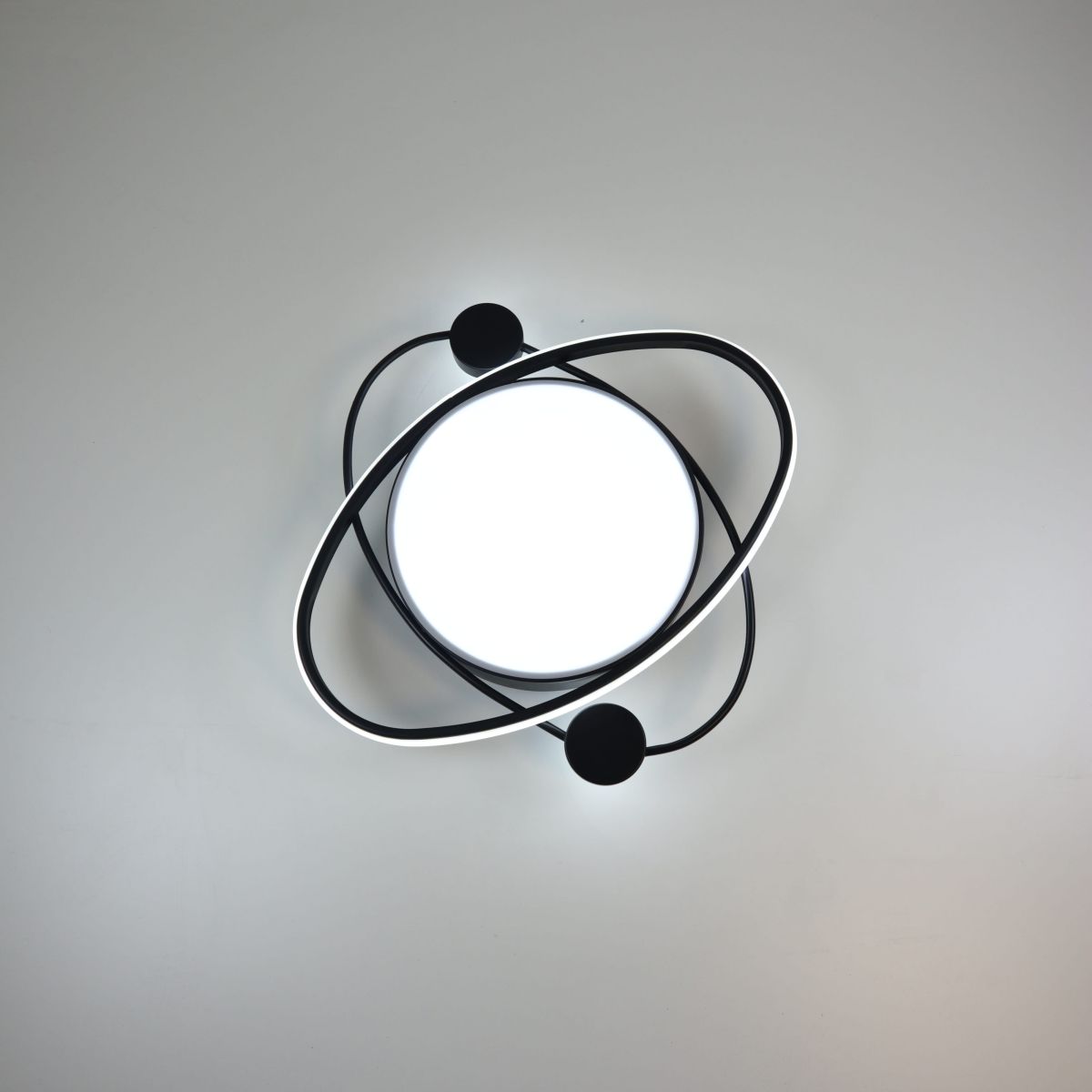 Світлодіодна стельова Led люстра до 18м² "Simple Forms" (A12-500 BK)