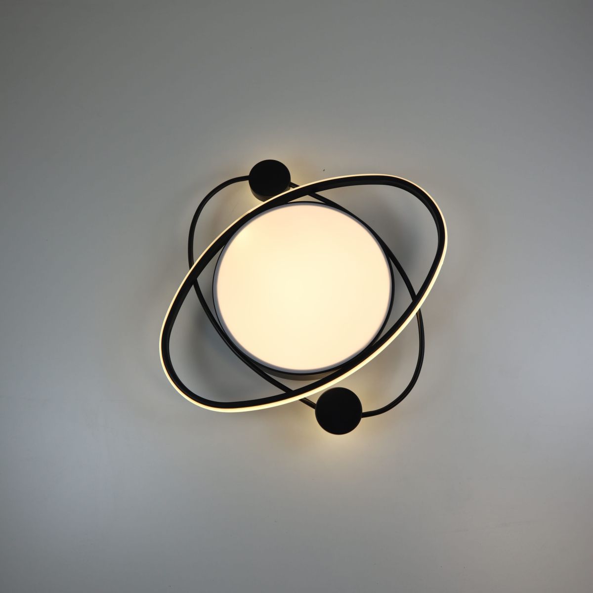 Світлодіодна стельова Led люстра до 18м² "Simple Forms" (A12-500 BK)