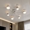 Стельова світлодіодна люстра 72W з пультом керування до 16 м² Geometric Smart (SY-7800/6)