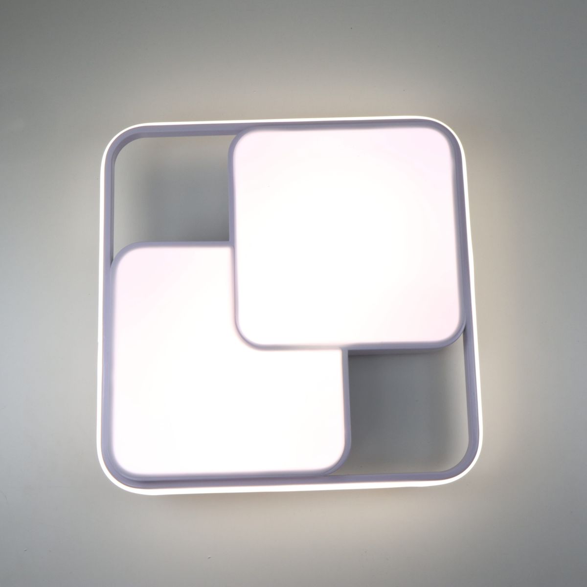 Світлодіодна стельова Led люстра 140Wt Simple Forms (8811-500 WH)