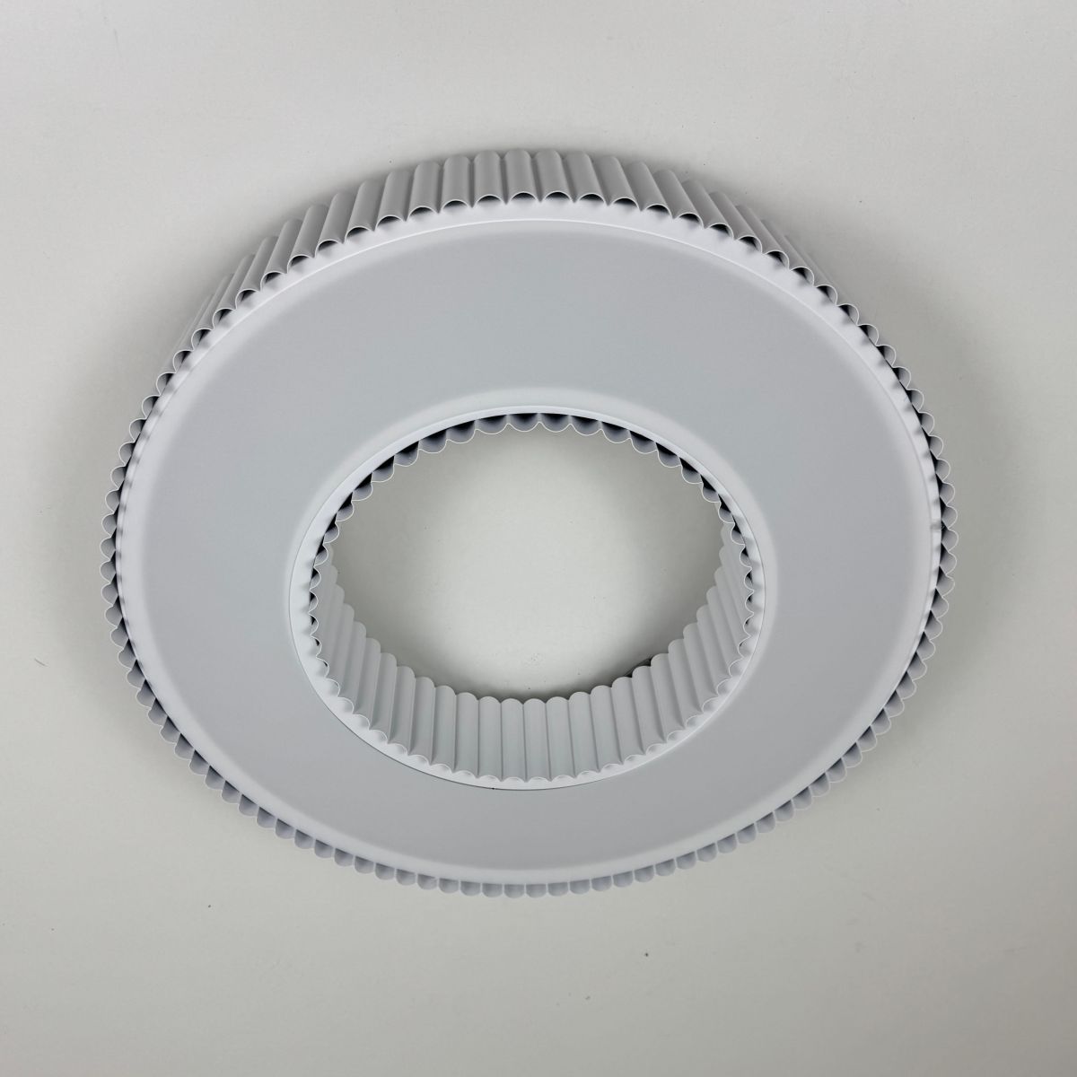 Світлодіодна Led люстра до 25м² у сірому корпусі 120 Wt Corruga  (9017-500 WH)