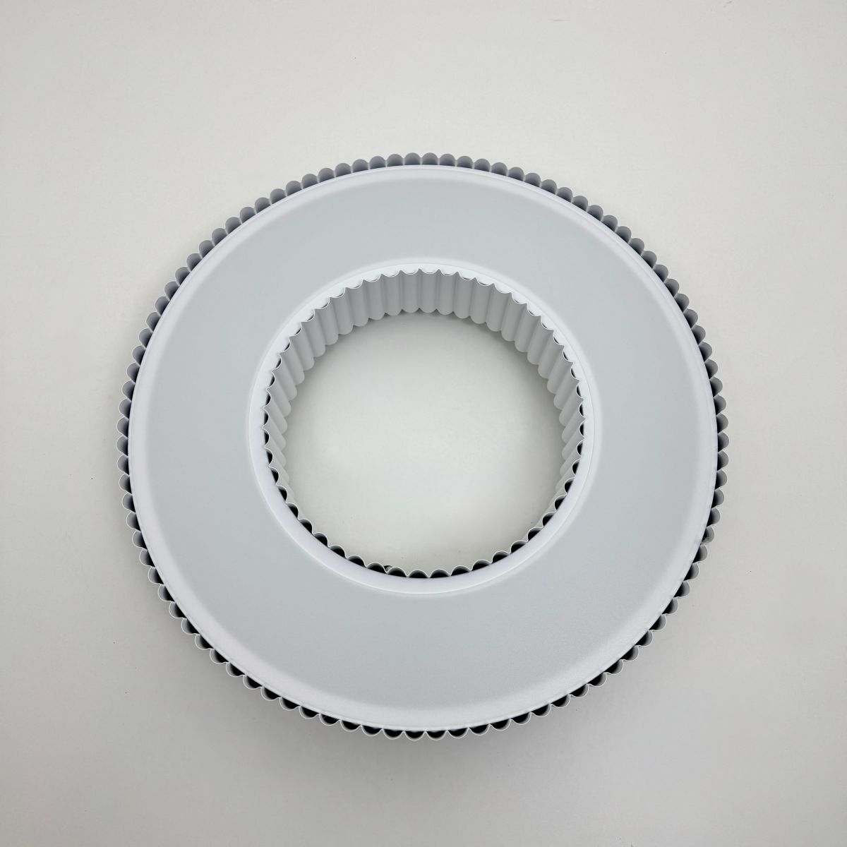 Світлодіодна Led люстра до 25м² у сірому корпусі 120 Wt Corruga  (9017-500 WH)
