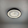 Світлодіодна Led люстра 100 Wt кругла до 20м² Marble (A3092-500 BK+WH)
