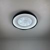 Світлодіодна Led люстра 100 Wt кругла до 20м² Marble (A3092-500 BK+WH)