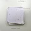 Світлодіодна стельова люстра 140 Wt квадратної форми до 25м² Simple Forms (8810-500S WH, 140W)