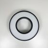 Світлодіодна Led люстра до 25м² у чорному  корпусі 120 Wt Corruga  (9017-500 BK)