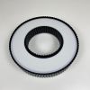 Світлодіодна Led люстра до 25м² у чорному  корпусі 120 Wt Corruga  (9017-500 BK)