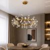 Сучасна дизайнерська підвісна LED-люстра 70 см (7856601-42 (700)FGD+CL)