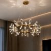 Сучасна дизайнерська підвісна LED-люстра 70 см (7856601-42 (700)FGD+CL)