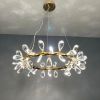Сучасна дизайнерська підвісна LED-люстра 70 см (7856601-42 (700)FGD+CL)