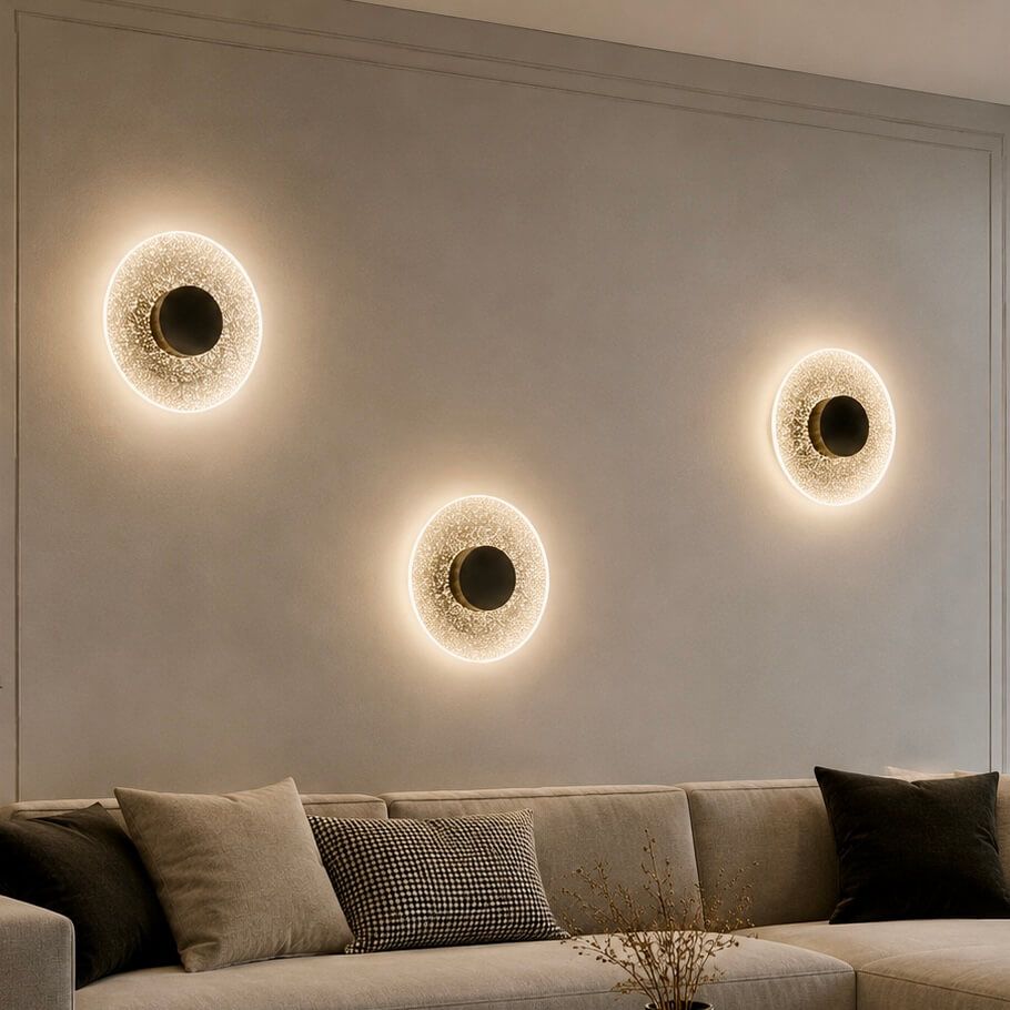 Сучасне чорне LED-бра (796W6407 BK)