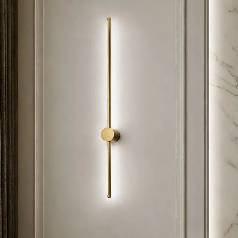 Сучасне довге LED-бра 80 см у кольорі золотий сатин 13.5W (MB2204/80GD)