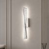 Сучасне кришталеве Led бра у срібного корпусі (531-1WGD)