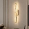 Сучасне кришталеве Led бра у золотому корпусі (531-1WGD)