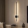 Сучасне LED-бра 60 см чорного кольору (6343/620BK)