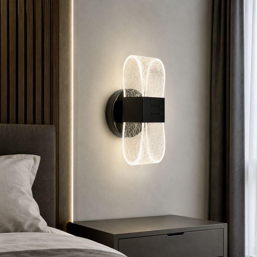 Сучасне LED-бра чорного кольору 796W6079(A) BK