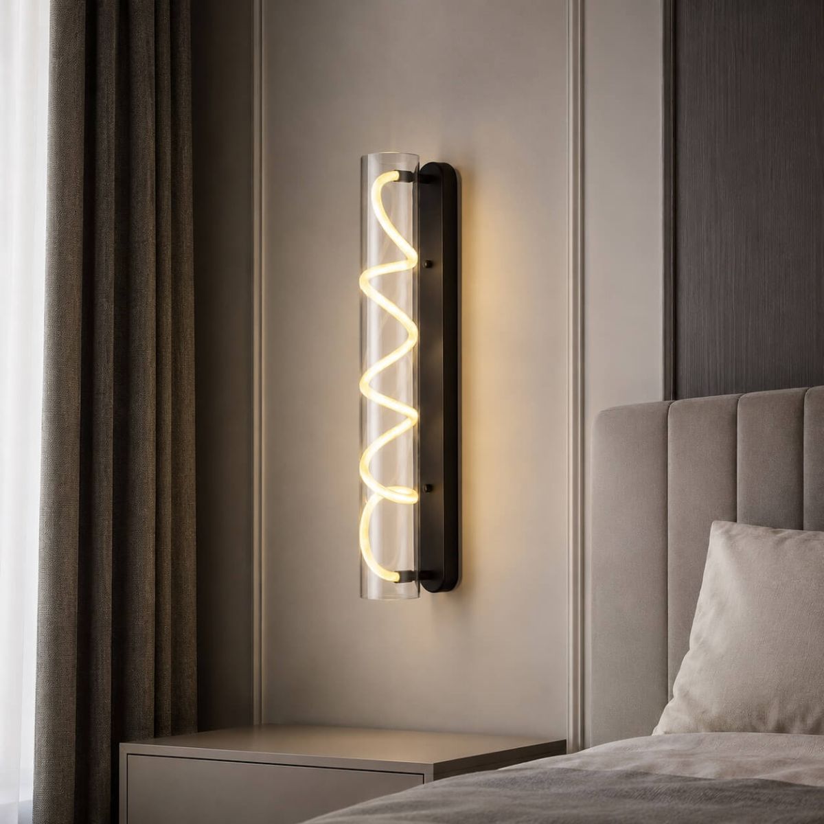 Сучасне Led бра у чорному кольорі (781W3111 (580) BK)