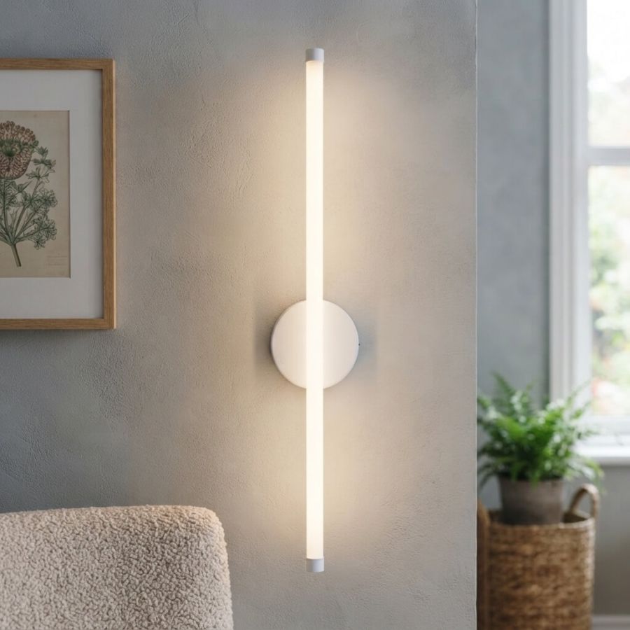 Сучасне лінійне LED-бра 60 см 16W білого кольру (SY-16090/600 WT)