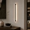 Сучасне настінне LED бра 80см у чорному корпусі  18Вт (786AM8801 (800) BK)
