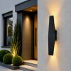 Сучасне вуличне настінне LED бра 12W (9230149 BK)