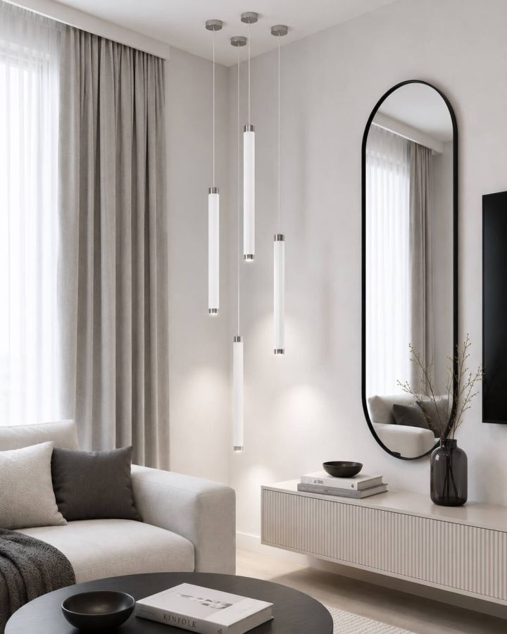 Сучасний LED-підвіс білий тубус 6 Вт (QY-H1187W-B)