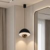 Сучасний LED-підвіс Чорний/Золото 7 Вт (QY-H1206 B+SG)