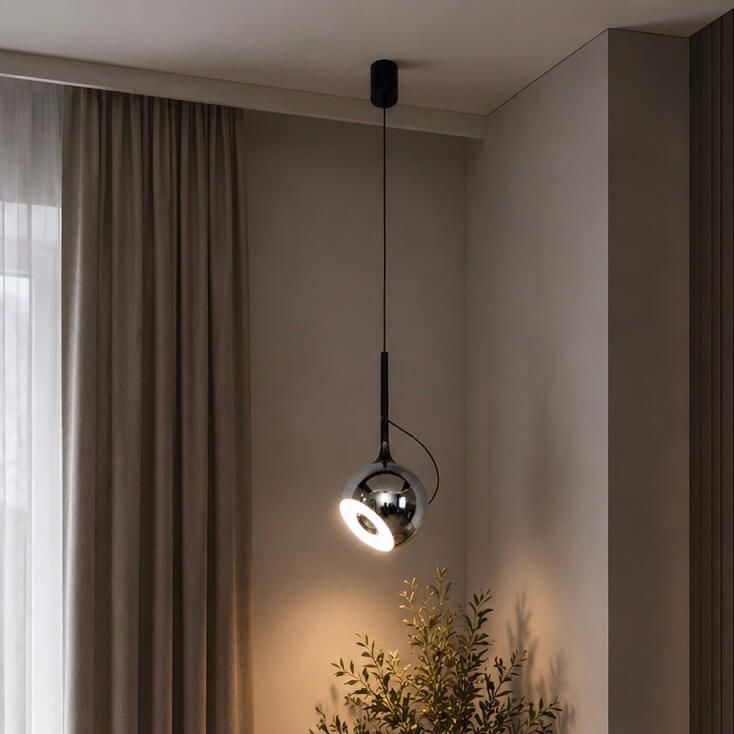 Сучасний LED-підвіс Хром Магнітний, 7 Вт 7 Вт (QY-H1208CH)