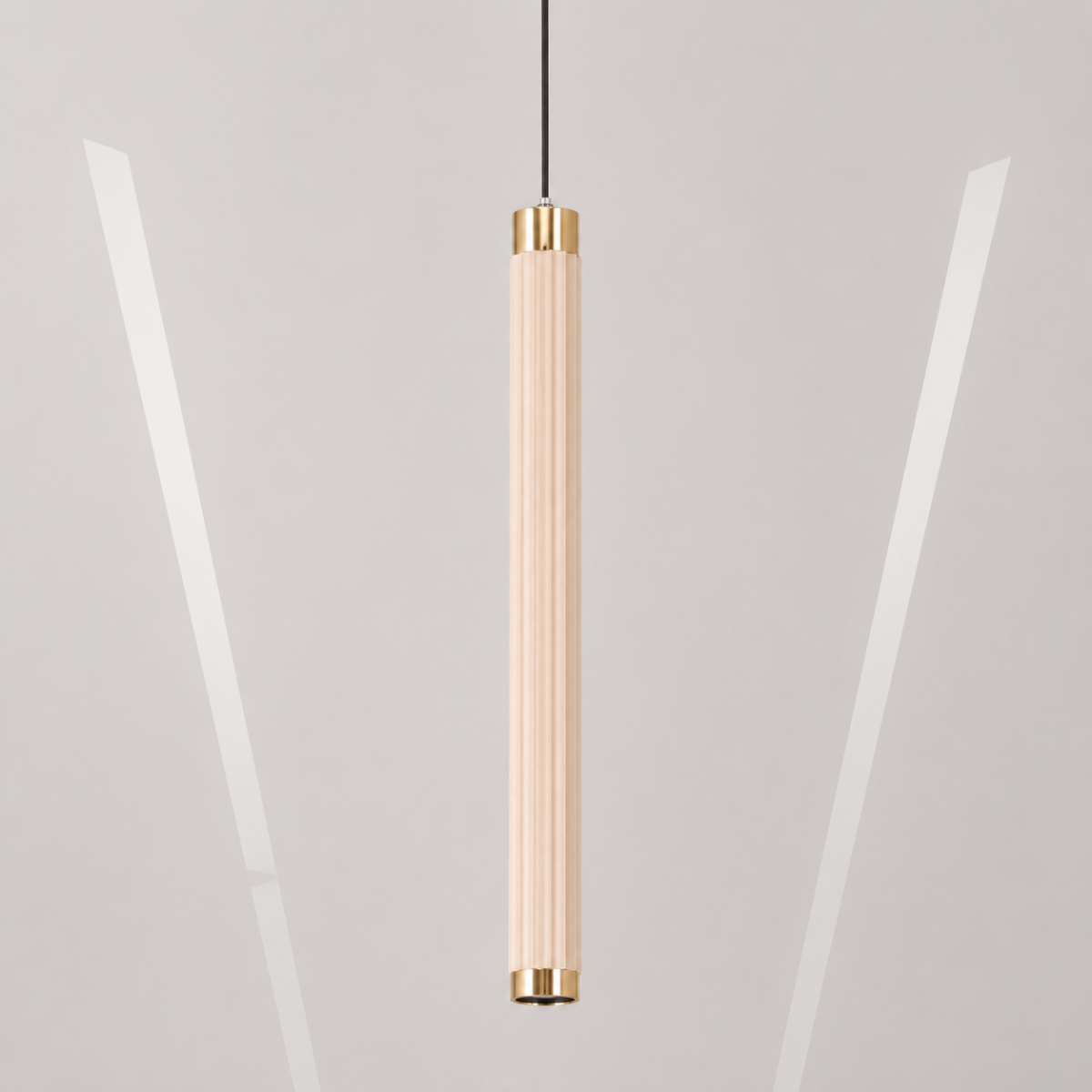 Сучасний LED-підвіс Кремовий тубус 6 Вт (QY-H1187Gray-B)