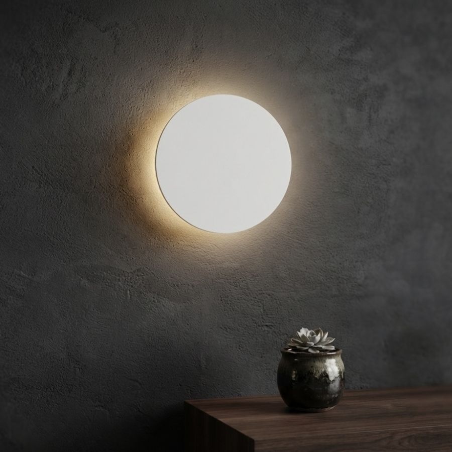 Сучасний настінний LED-світильник бра круглий (VIDEX WL03, 12 Вт, Білий)