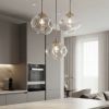 Сучасний скляний LED-підвіс 15 см Прозорий (800P3308S-1led (150*120) CL)