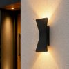Сучасний вуличне настінне LED бра 10W чорного кольору (9233203 BK)