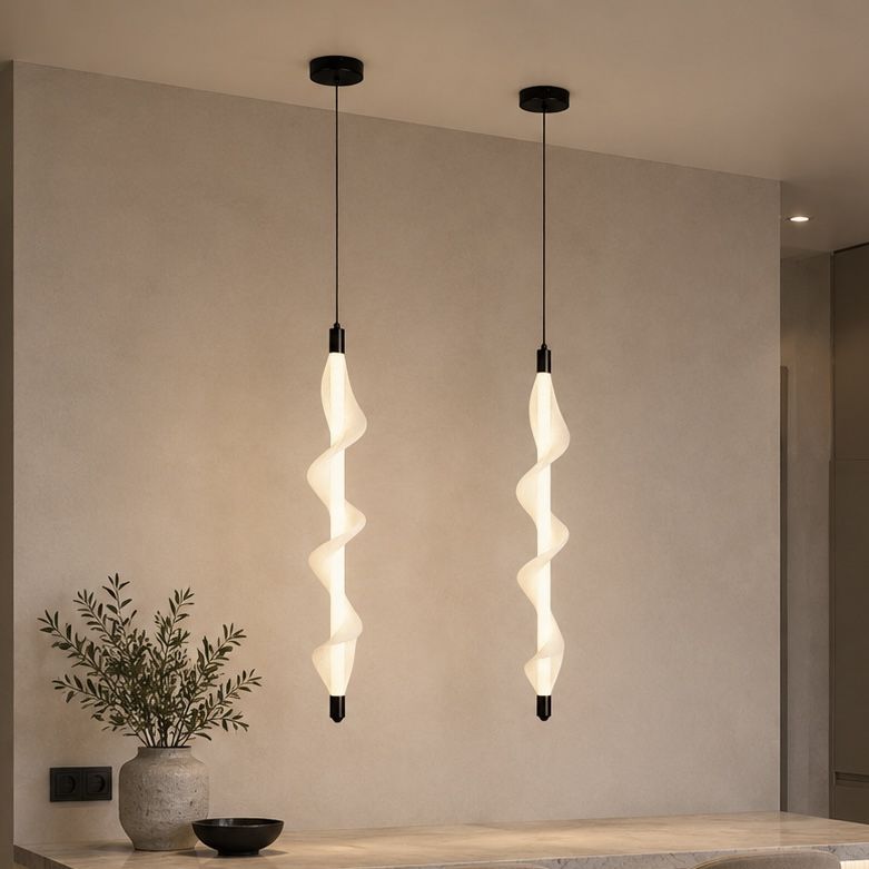 Сучасный LED-світильник пидвис (7813031-1 (800) BK, Чорний)