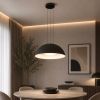 Світлодіодна LED люстра-підвіс 24W 781PL3953 (410) BK+WH (Фетр + Пластик)