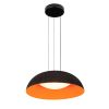 Світлодіодна LED люстра-підвіс 24W 781PL3953 (410) BK+ORANGE (Фетр + Пластик)