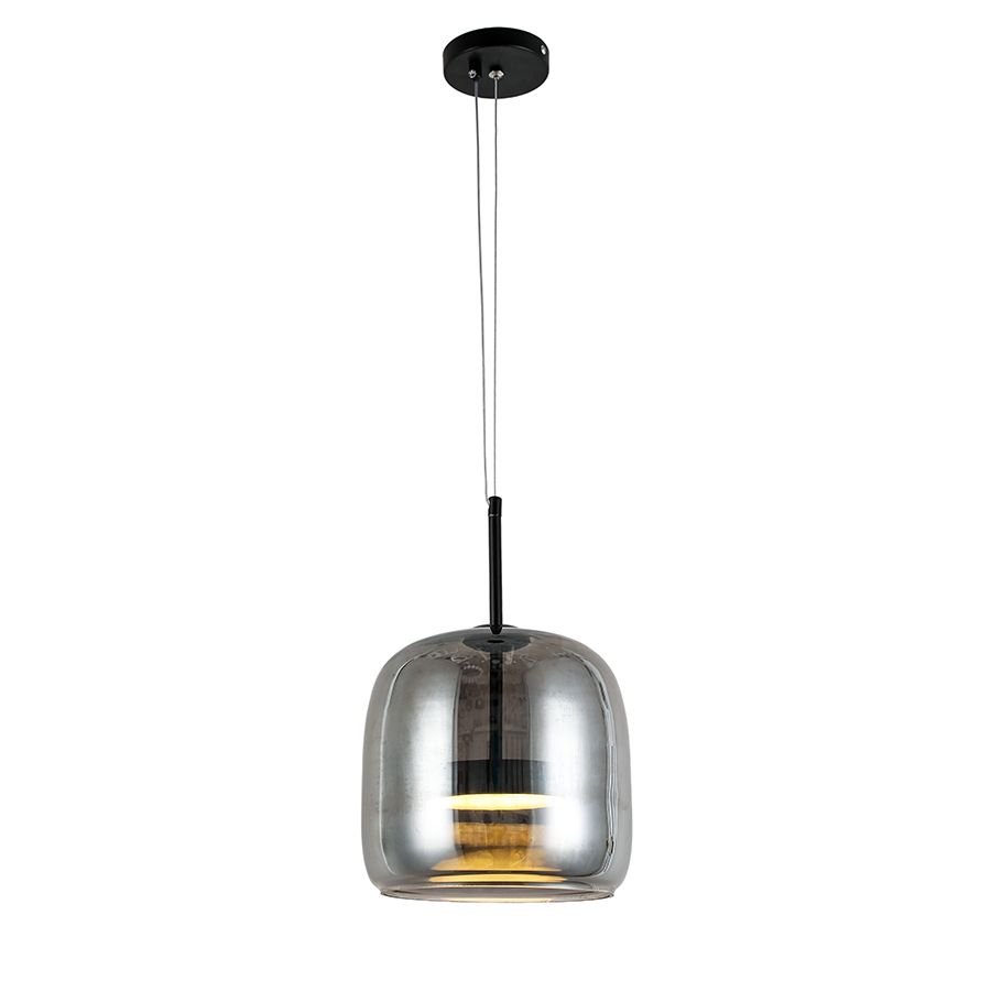 Підвісний світильник 909XL157-1 led (220) BK+GY