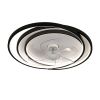 Led люстра з пультом та вентилятором до 15м² (7875088A BK+WH)