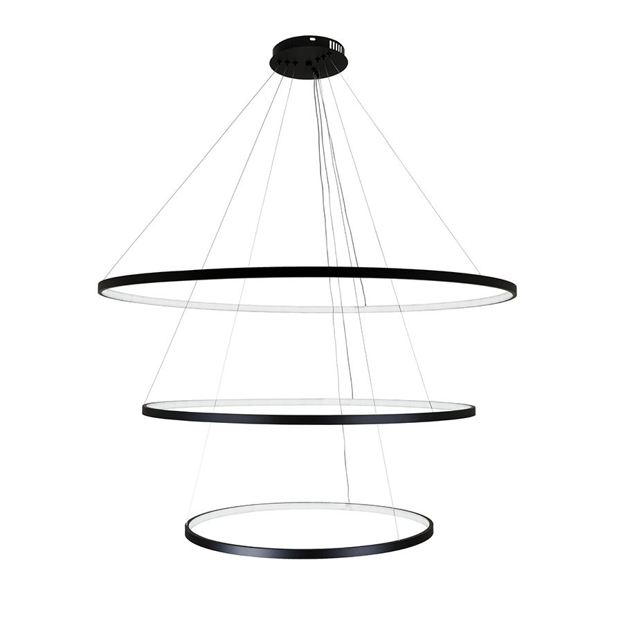 Люстра 7529832-3A BLACK LED (600+800+1000)