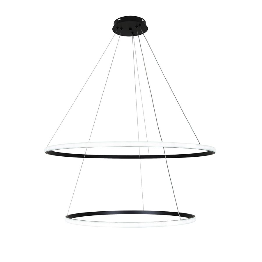 Люстра 7529833-2A BLACK LED (600+800)