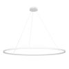 Світлодіодна Led люстра до 18м² біле кільце 100 см Minimalist Ring