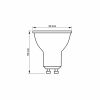 LED лампа MR16 6W GU10 3000K VIDEX