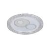 Біла кругла LED люстра 70W з перемиканням режимів до 18м² (7875154A WH)