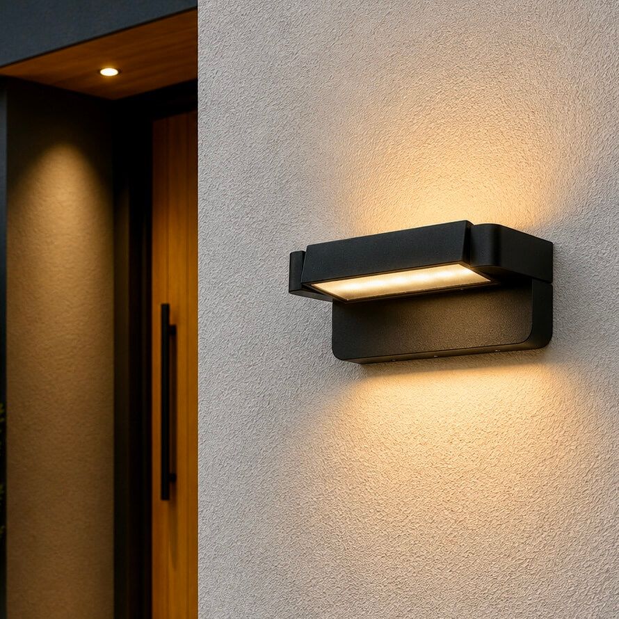 Вуличне настінне LED бра 20W 9234460 BK