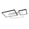 Стельова Led люстра до 18м² прямокутної форми 65 см чорно біла Minimalist Rectangular LED Panel