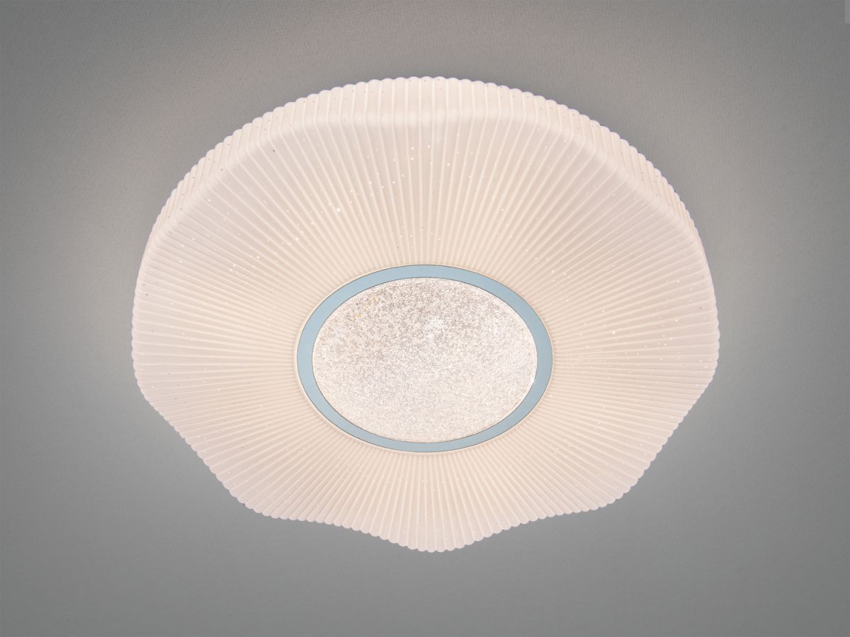 Світлодіодний стельовий Led світильник до 10м²  Soft Ripple White 34W (W-9/400)
